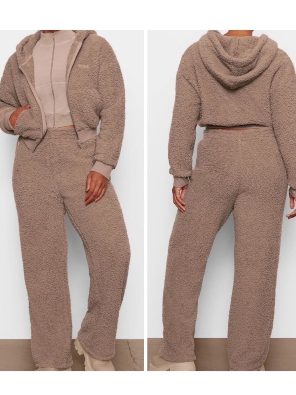 SKIMS Teddy Track Pants Size Small